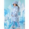 Picture of A Dee On Ice Collection Sarah Faux Fur Trim Coat - Iced Blue