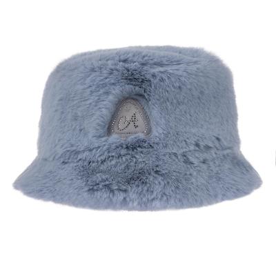 Picture of PRE ORDER A Dee On Ice Collection Paloma Faux Fur Bucket Hat - Iced Blue