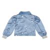 Picture of A Dee On Ice Collection Piper Faux Fur Diamond Jacket - Iced Blue