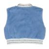 Picture of A Dee On Ice Collection Phoenix Faux Fur Gilet - Iced Blue 