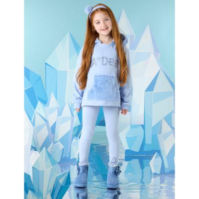 Picture of PRE ORDER A Dee On Ice Collection Peaches Hoody Set With Faux Fur - Iced Blue