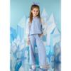 Picture of A Dee On Ice Collection Paula 2 Tone Diamond Print Tracksuit - Iced Blue 