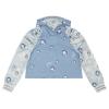 Picture of A Dee On Ice Collection Paula 2 Tone Diamond Print Tracksuit - Iced Blue 