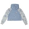 Picture of A Dee On Ice Collection Paula 2 Tone Diamond Print Tracksuit - Iced Blue 