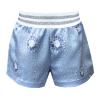 Picture of A Dee On Ice Collection Paris  Diamond Print Short Set - Iced Blue