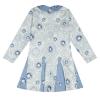 Picture of A Dee On Ice Collection Pippa Diamond Print Dress - Snow White 