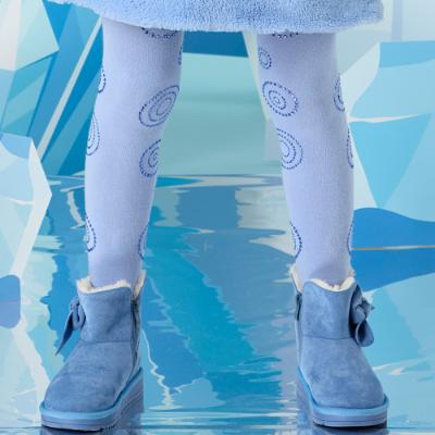 Picture of A Dee On Ice Collection Pixie All Over Diamante Tights - Iced Blue