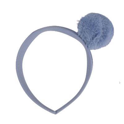 Picture of A Dee On Ice Collection Pommy Faux Fur Headband - Iced Blue