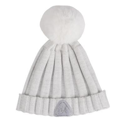 Picture of PRE ORDER A Dee On Ice Collection Paola Knitted Pom Pom Hat - Snow White