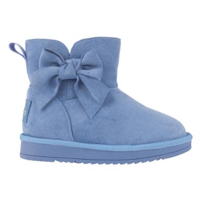 Picture of A Dee On Ice Collection Bowtiful Bow Ankle Boot - Iced Blue