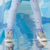 Picture of A Dee Star Love Bowtique Bow High Top Trainers - Silver