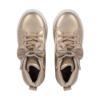 Picture of A Dee  Bowtique Bow High Top Trainers - Light Gold