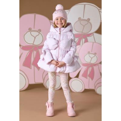 Picture of A Dee Abstract Teddy Collection Rihanon Bow Jacket - Baby Pink