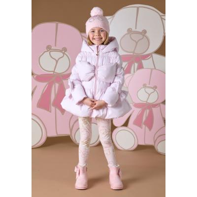 Picture of PRE ORDER A Dee Abstract Teddy Collection Rihanon Bow Jacket - Baby Pink