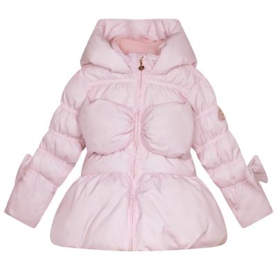 Picture of PRE ORDER A Dee Abstract Teddy Collection Rihanon Bow Jacket - Baby Pink