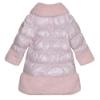 Picture of A Dee Abstract Teddy Collection Sarah Faux Fur Trim Coat - Baby Pink