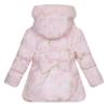 Picture of A Dee Abstract Teddy Collection Stella  Faux Fur Hooded Teddy Print Jacket - Baby Pink