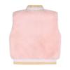 Picture of A Dee Abstract Teddy Collection Sally Faux Fur Gilet - Baby Pink