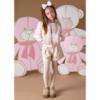 Picture of A Dee Abstract Teddy Collection Suzi Teddy Top & Shorts Set - Snow White Beige