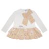 Picture of A Dee Abstract Teddy Collection Summer Teddy Print Bow Legging Set X 2 - Beige