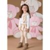 Picture of A Dee Abstract Teddy Collection Summer Teddy Print Bow Legging Set X 2 - Beige