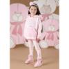 Picture of A Dee Abstract Teddy Collection Sophia Faux Fur Hooded Tracksuit - Baby Pink