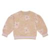 Picture of A Dee Abstract Teddy Collection Sienna Print Flare Tracksuit - Beige