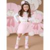 Picture of A Dee Abstract Teddy Collection Sisi Faux Fur Skirt Set - Baby Pink