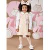 Picture of A Dee Abstract Teddy Collection Skyler Poplin Sleeve Teddy Dress - Beige