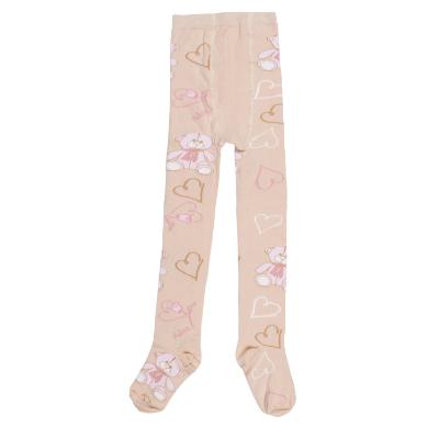 Picture of A Dee Abstract Teddy Collection Serenity Teddy Print Tights - Beige