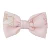 Picture of A Dee Abstract Teddy Collection Saylor Teddy Print Bow Hairclip - Baby Pink