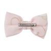 Picture of A Dee Abstract Teddy Collection Saylor Teddy Print Bow Hairclip - Baby Pink