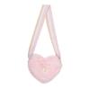 Picture of A Dee Abstract Teddy Collection Saint  Faux Fur Bag - Baby Pink