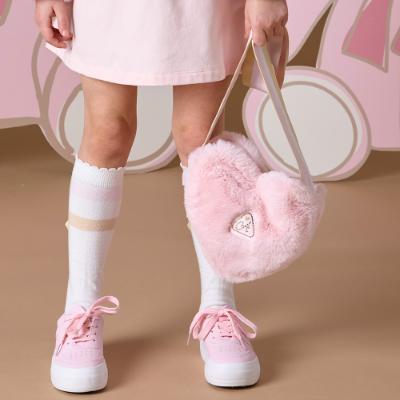 Picture of A Dee Abstract Teddy Collection Saint  Faux Fur Bag - Baby Pink
