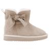 Picture of A Dee Abstract Teddy Collection Bowtiful Bow Ankle Boot - Beige