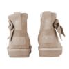 Picture of A Dee Abstract Teddy Collection Bowtiful Bow Ankle Boot - Beige