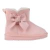 Picture of A Dee Abstract Teddy Collection Bowtiful Bow Ankle Boot - Baby Pink