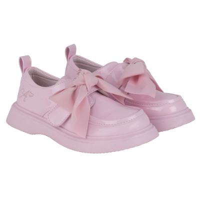 Picture of A Dee Abstract Teddy Collection Mary Bow Shoe - Baby Pink