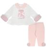 Picture of Little A Bear Hugs Collection Gracie Faux Fur Bear Legging Set - Snow White