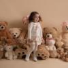 Picture of Little A Bear Hugs Collection Gloria Bear Print Frill Dress - Snow White