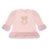 Picture of Little A Bear Hugs Collection Goldie Fur Detail Bear Dress - Baby Pink