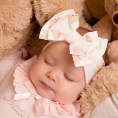 Picture of Little A Bear Hugs Collection Glory Bear Print Headband - Snow White