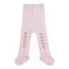 Picture of Little A Bear Hugs Collection Gladys Diamante Heart Tights - Baby Pink