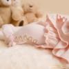 Picture of Little A Bear Hugs Collection Gladys Diamante Heart Tights - Baby Pink