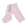 Picture of Little A Bear Hugs Collection Gladys Diamante Heart Tights - Baby Pink