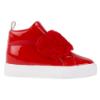 Picture of Little A Festive Hearts Collection Furever Faux Fur Strap High Top - Red