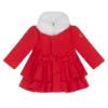 Picture of Little A Festive Hearts Collection Harper Felt Coat & Beret Set - Red