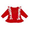 Picture of Little A Festive Hearts Collection Holly Heart Print Legging Set - Red