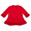 Picture of Little A Festive Hearts Collection Harmony Heart Faux fur Dress - Red