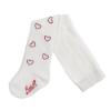 Picture of Little A Festive Hearts Collection Hazel Diamante Heart Tights - Snow White 